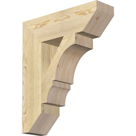 Ekena Millwork Balboa Slat Rough Sawn Bracket, Douglas Fir, 6"W x 22"D x 26"H BKT06X22X26BOA06RDF